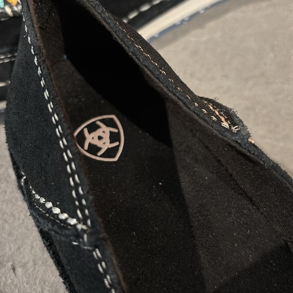 Ariat Cruiser Black Suede Deepest Aztec loafers, EVA sole,Duratread outsole - Picture 10 of 11